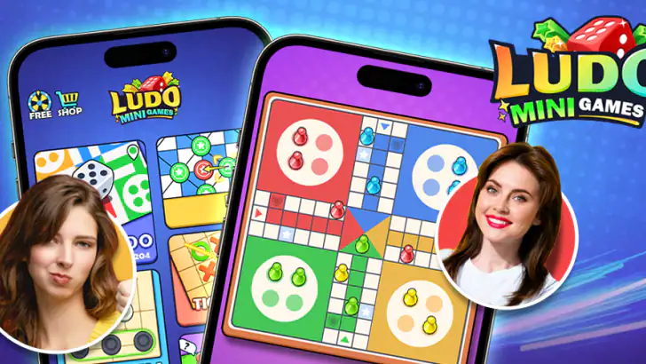 Ludo Mini: Fun Board Game feature graphic