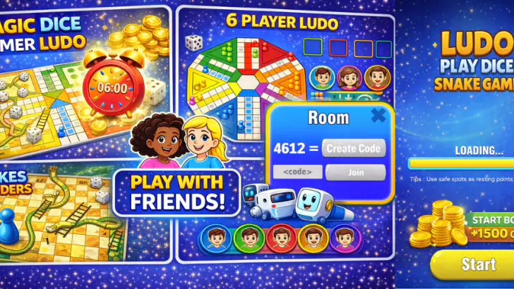 Ludo Play Dice Snake Game fun feature graphic