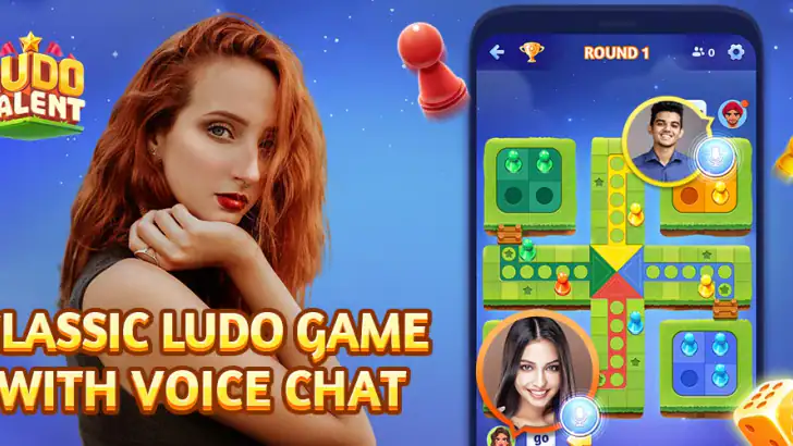 Ludo Talent - Game & Chatroom feature graphic