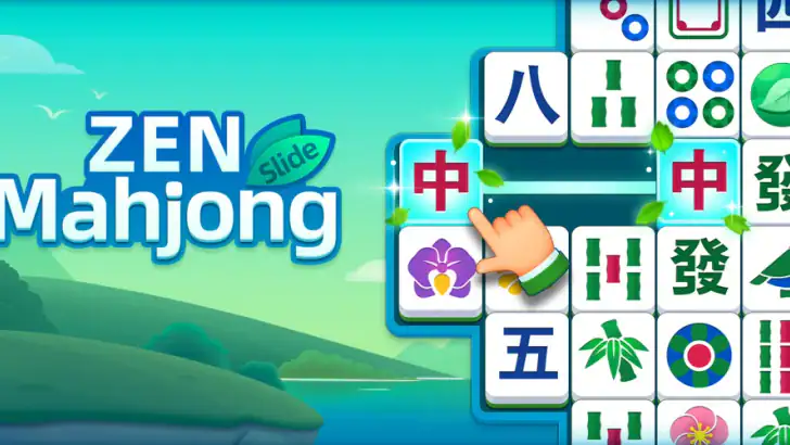 Mahjong Slide: Zen feature graphic