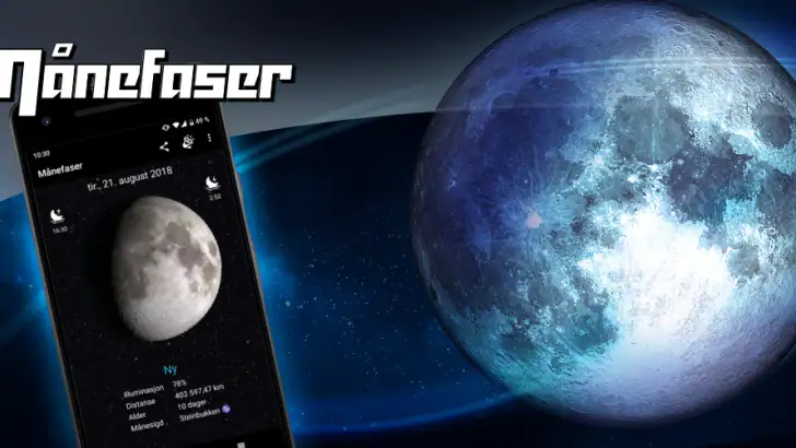 Månefaser feature graphic