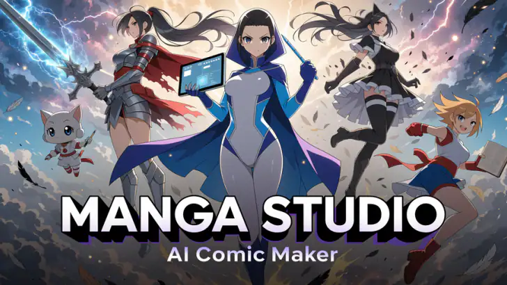 Manga Studio: AI Comic Maker feature graphic