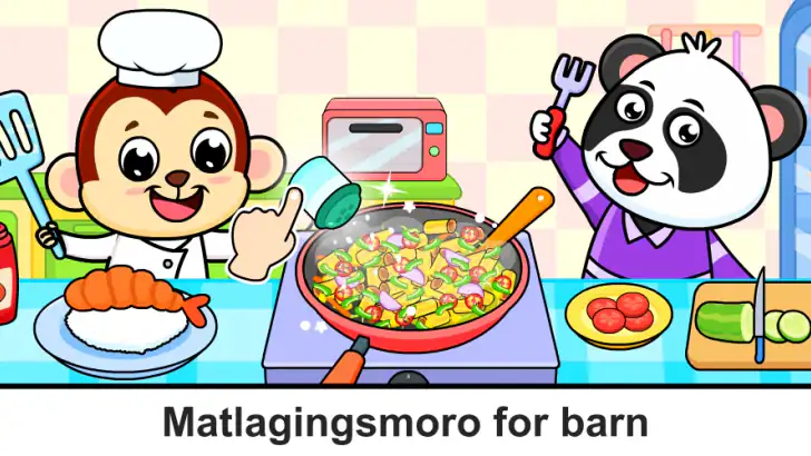 Matlagingsspill for barn feature graphic