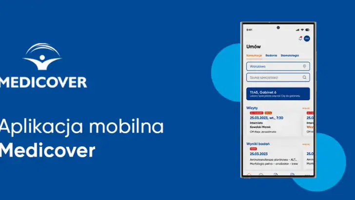 Medicover OnLine feature graphic