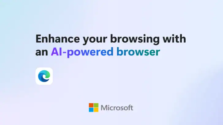 Microsoft Edge: AI-nettleser feature graphic