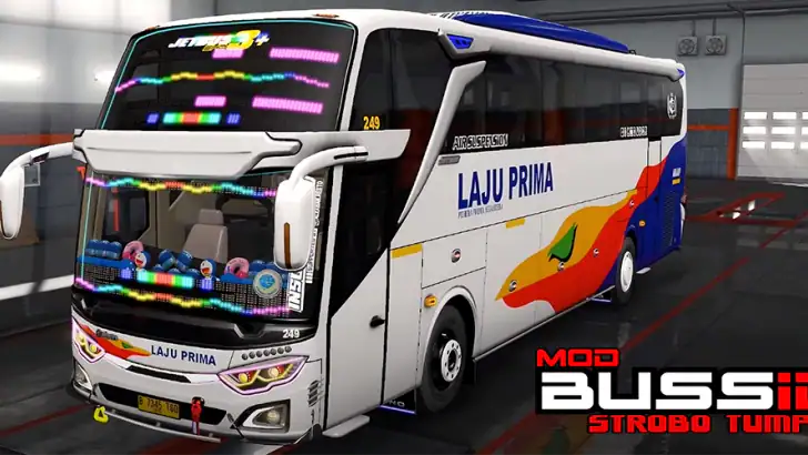 Mod Bussid Bus Strobo Tumpuk feature graphic