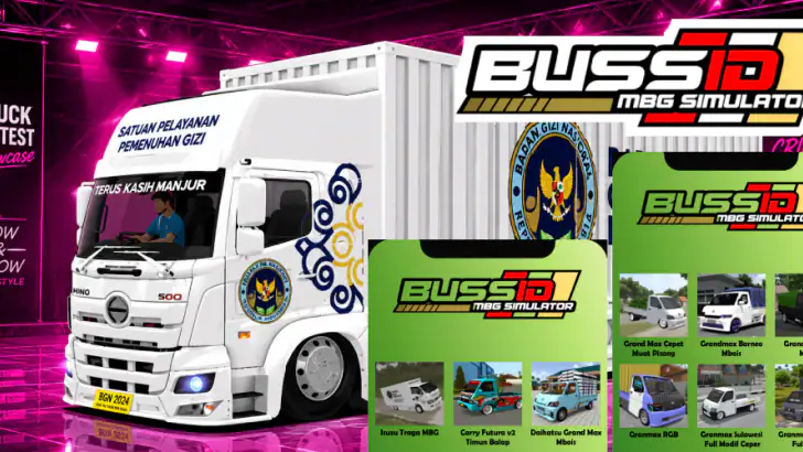 Mod Bussid MBG Simulator feature graphic