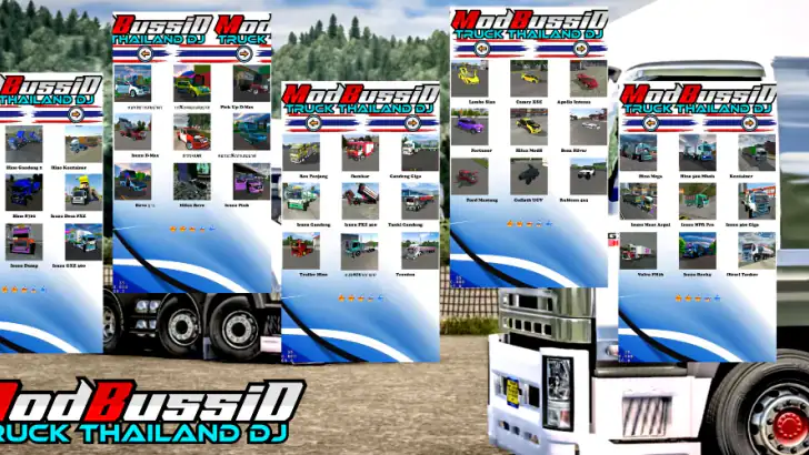 Mod Bussid Truck Thailand DJ feature graphic