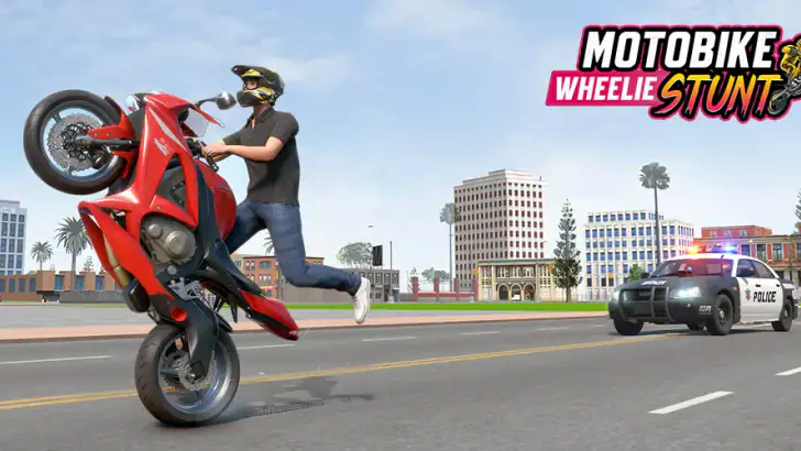 motorsykkel wheelie spill feature graphic