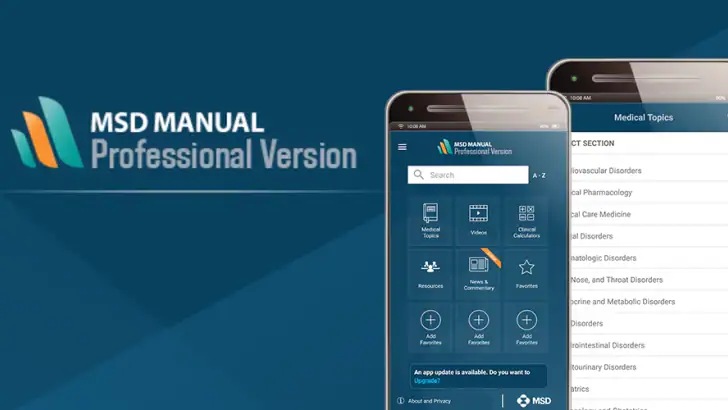 MSD Manual Professional feature graphic