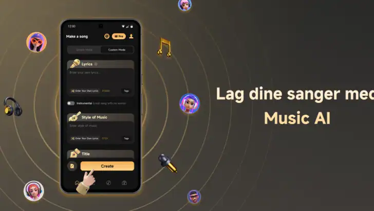 Musikk AI Song Lyric Generator feature graphic