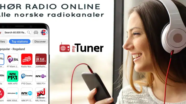 myTuner Radio Norge: Nettradio feature graphic