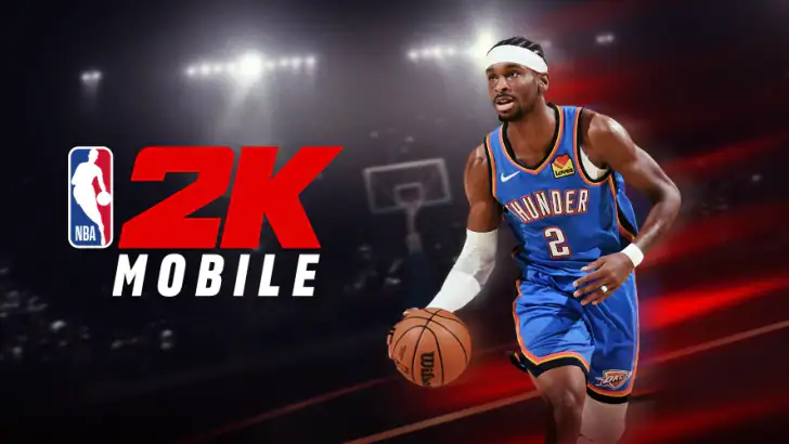 NBA 2K Mobile Basketball Game feature graphic