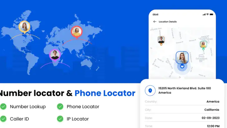 Nummerplassering: Call Locator feature graphic
