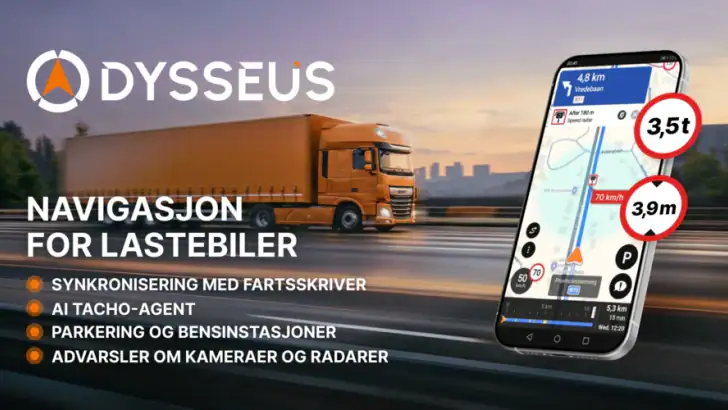 Odysseus GPS Truck Navigation feature graphic