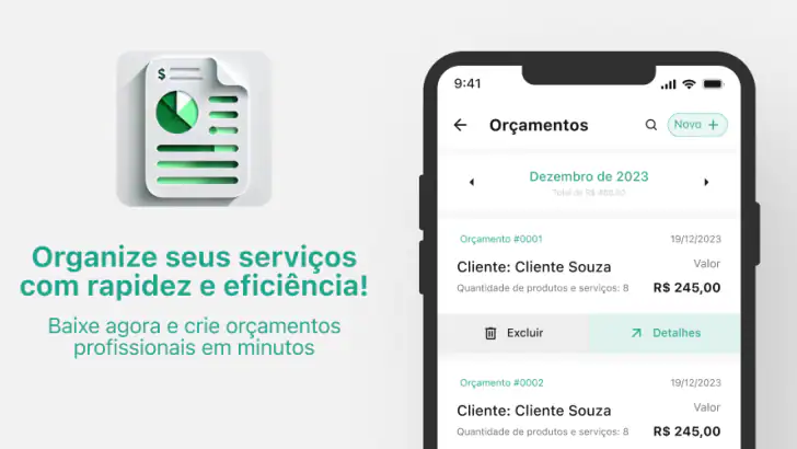 Orçamento e Ordem de Serviço feature graphic