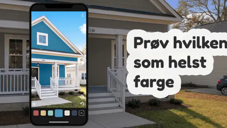 Paint my House: Utvendig farge feature graphic