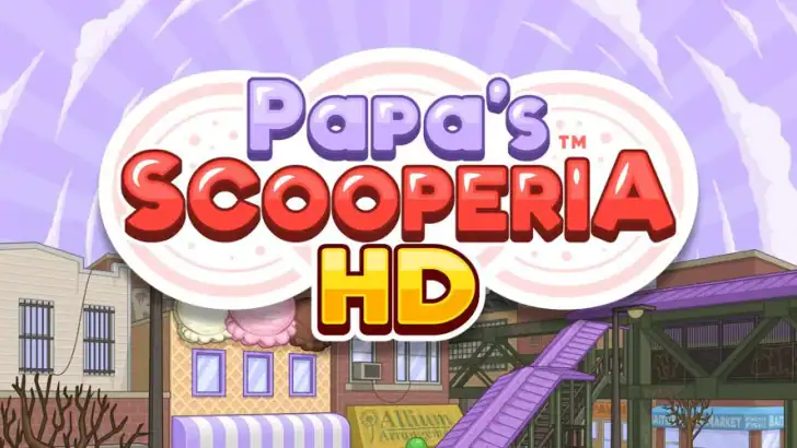 Papa's Scooperia HD feature graphic