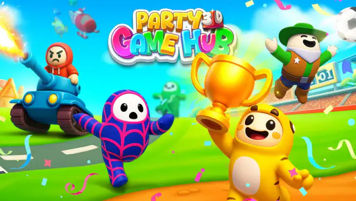 Party Mini Games: 2 3 4 Player feature graphic