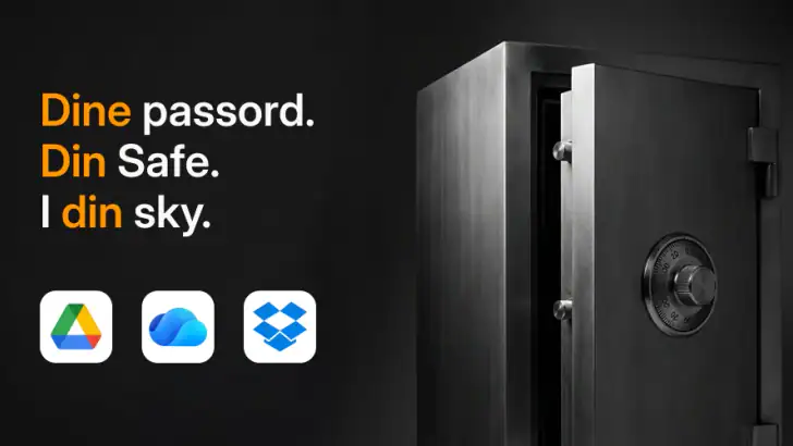 Passordbehandler: Safe feature graphic
