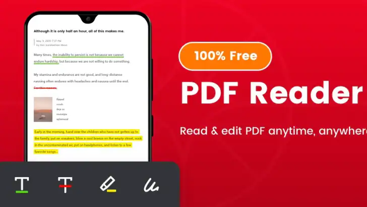 PDF Reader - PDF Editor feature graphic