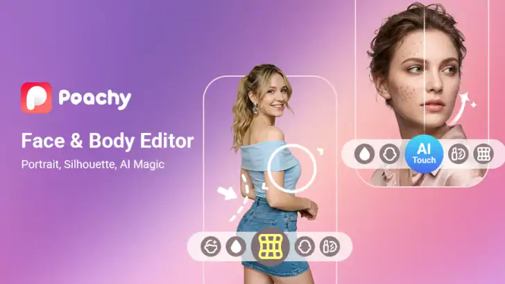 Peachy: Face App & Body Editor feature graphic