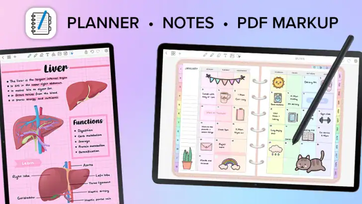 Penly: Digital Planner & Notes feature graphic