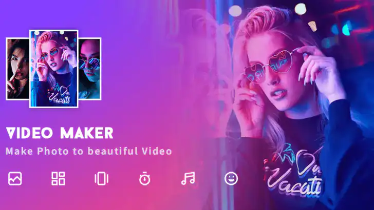 Photo Video Maker with Music feature graphic