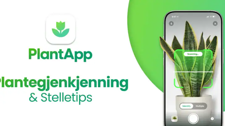PlantApp - Planteidentifikator feature graphic