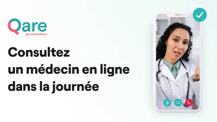 Qare - Consultez un médecin feature graphic