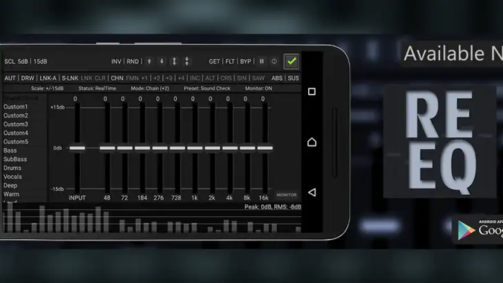 RE Equalizer FX feature graphic