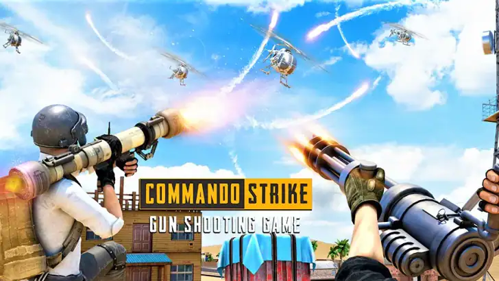 Real Commando Mission Games 3D feature graphic