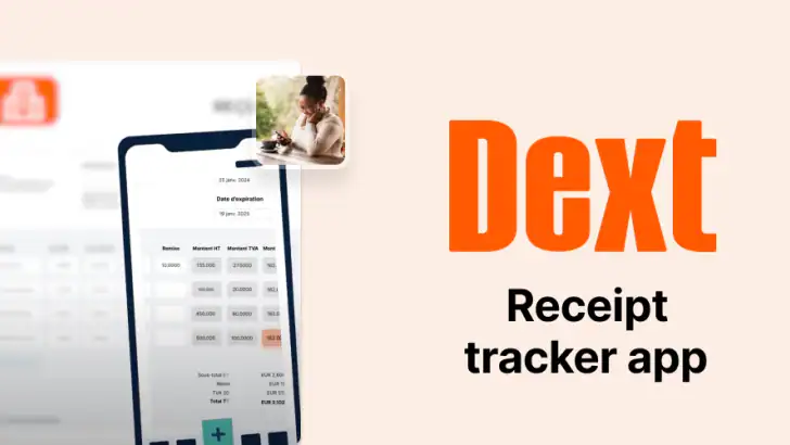 Receipt Tracker App - Dext feature graphic