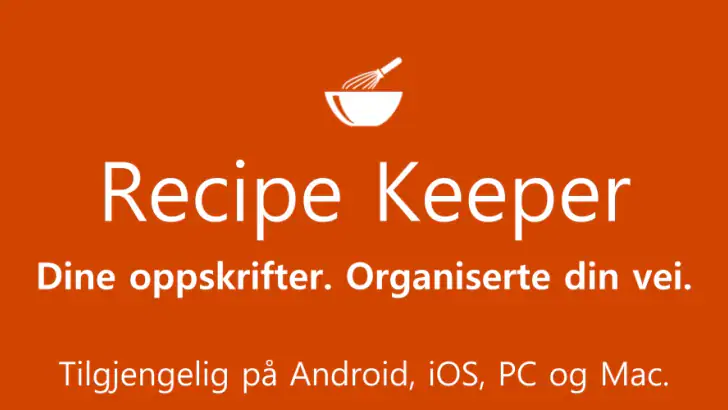Recipe Keeper feature graphic