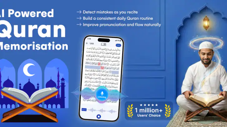 Retain Quran: Learn & Memorize feature graphic