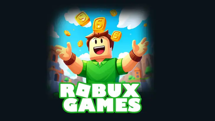 Robux Games Codes for Roblox feature graphic