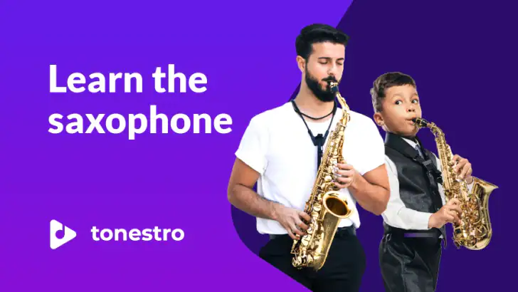 Saxophone Lessons - tonestro feature graphic