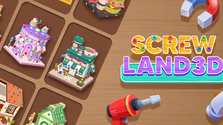 Screw Land 3D feature graphic