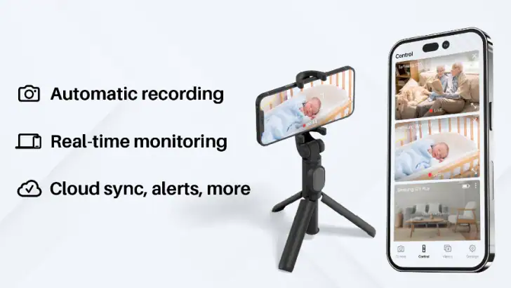 Security Camera App feature graphic