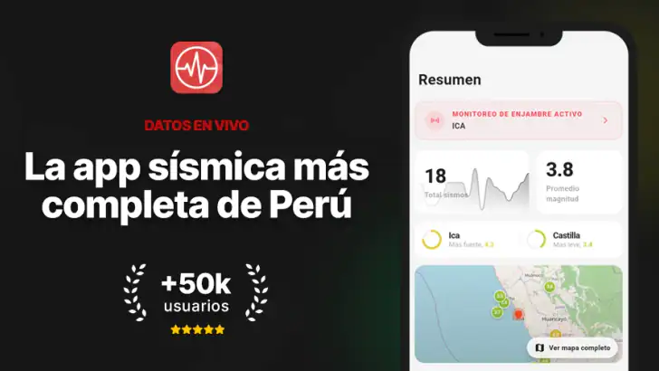 Sismos Peru - En tiempo real feature graphic