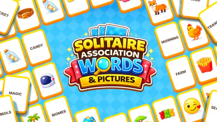 Solitaire Words & Pictures feature graphic