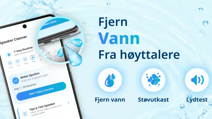 Speaker Cleaner: Water Eject feature graphic