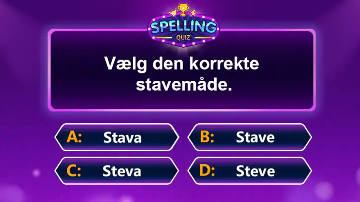 Spelling Quiz - Ord Trivia feature graphic