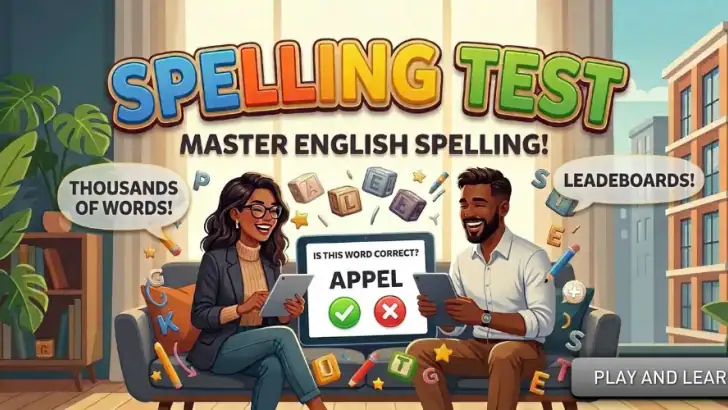 Spelling Test & Practice PRO feature graphic