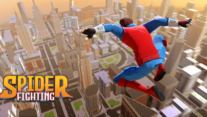 Spider Fighting: Hero Game feature graphic