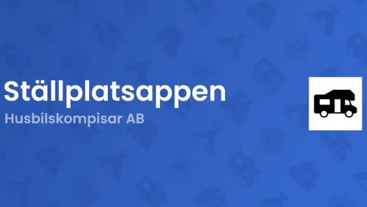 Ställplatsappen feature graphic