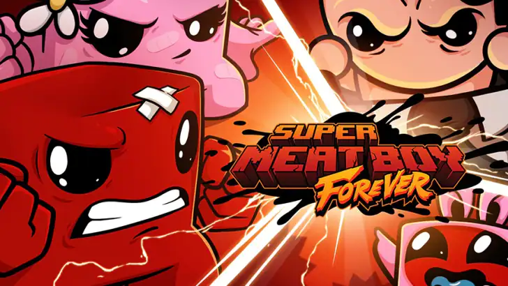 Super Meat Boy Forever feature graphic