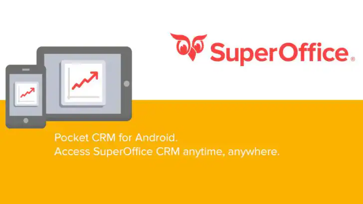 SuperOffice Mobile CRM feature graphic