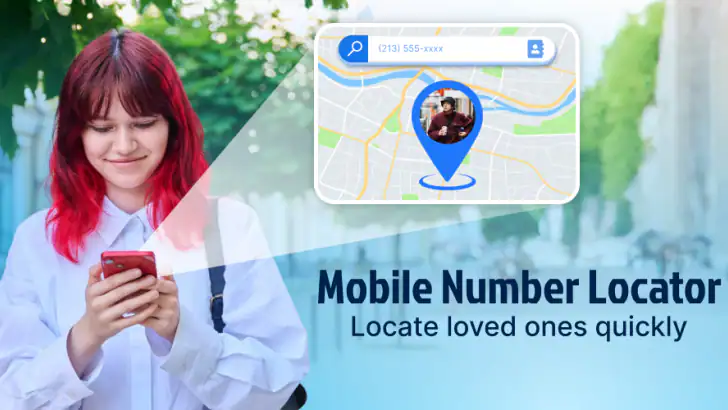 Telefonnummerlokalisator feature graphic