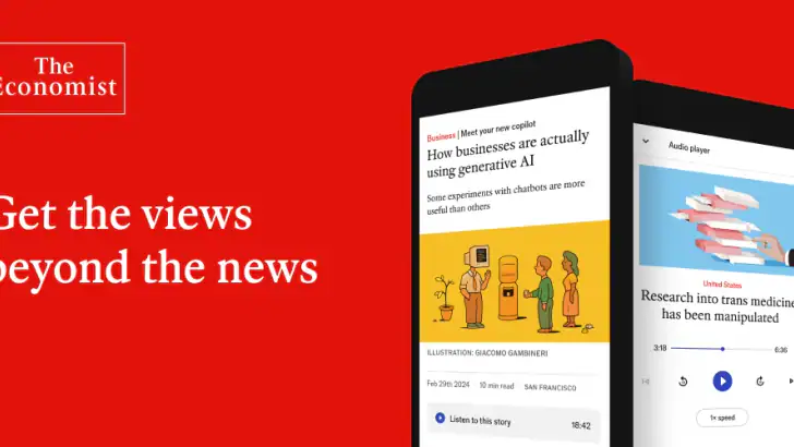 The Economist - News, Podcasts feature graphic